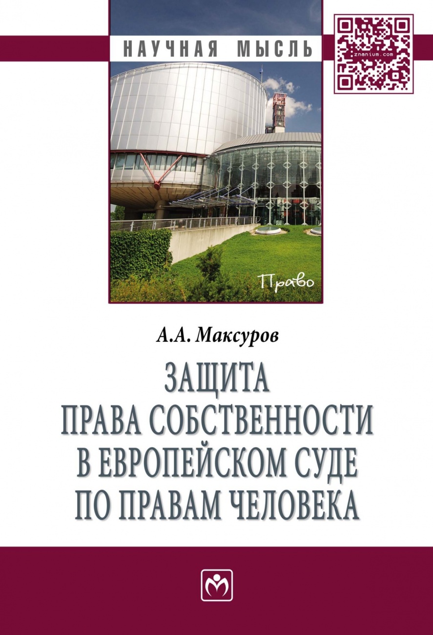 Защита права собственности в Европейском Суде по правам человека: Монография