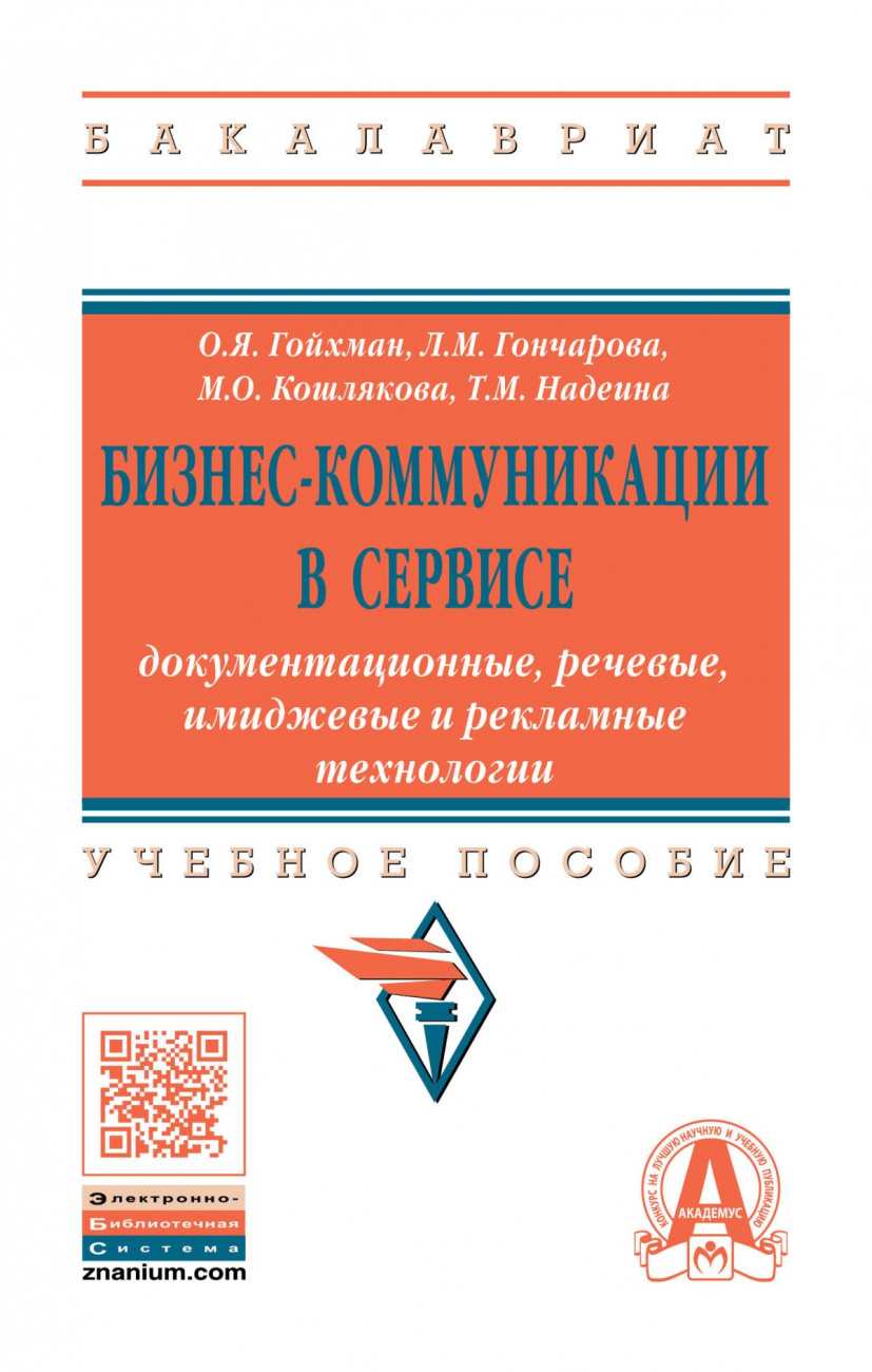 Бизнес-коммуникации в сервисе: документационные, речевые, имиджевые и рекламные технологии