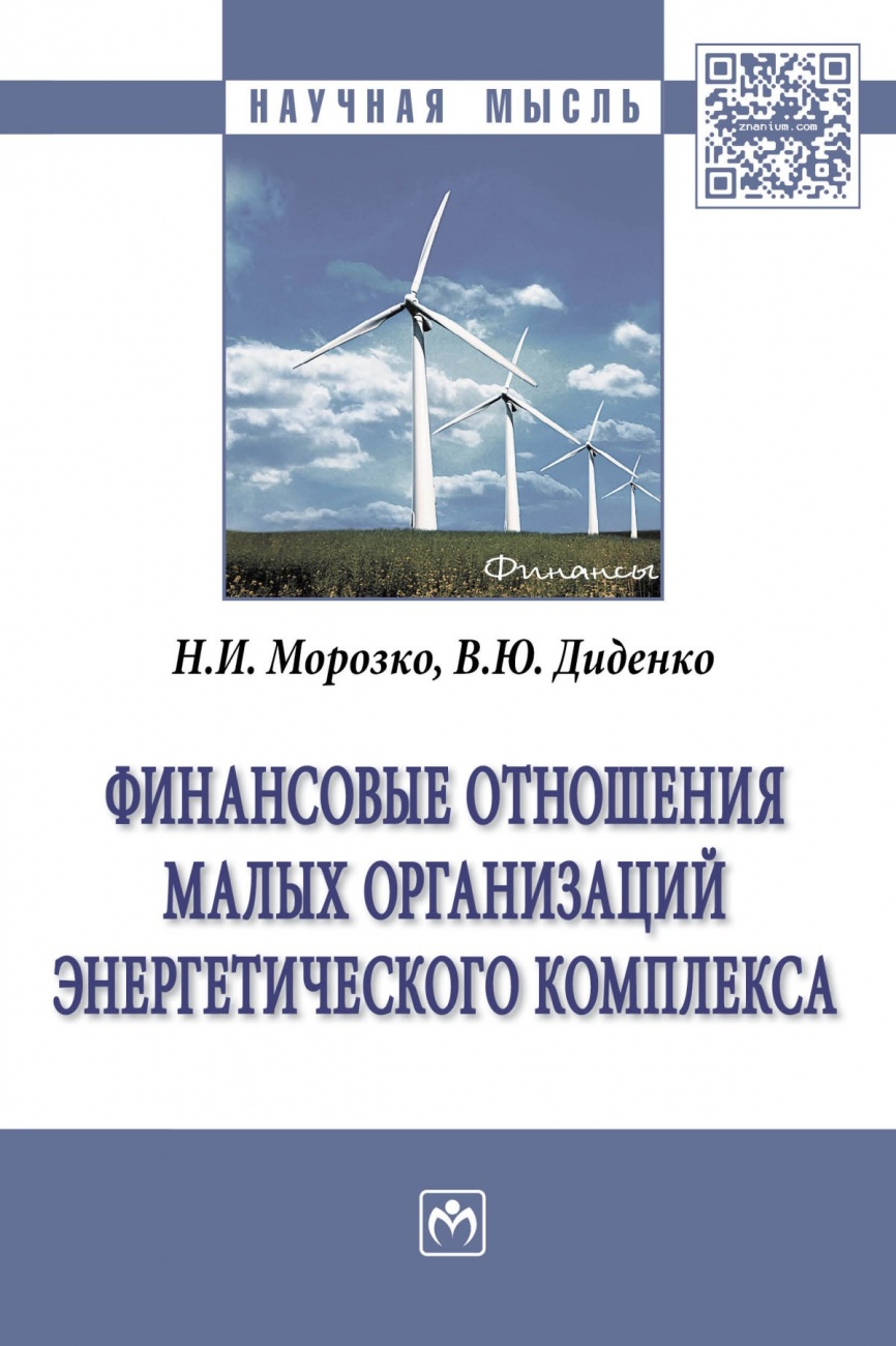 Финансовые отношения малых организаций энергетического комплекса. Монография