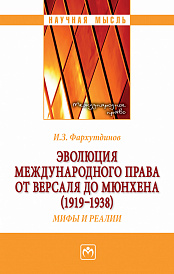 Эволюция  международного права от Версаля до Мюнхена (1919-1938). Мифы и реалии